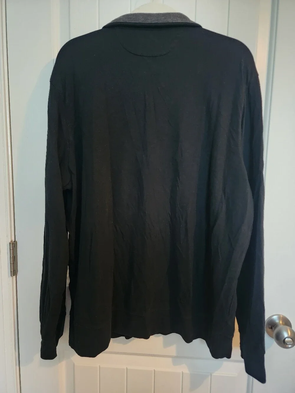 Polo by Ralph Lauren Men's Black Quarter-Zip Sweater